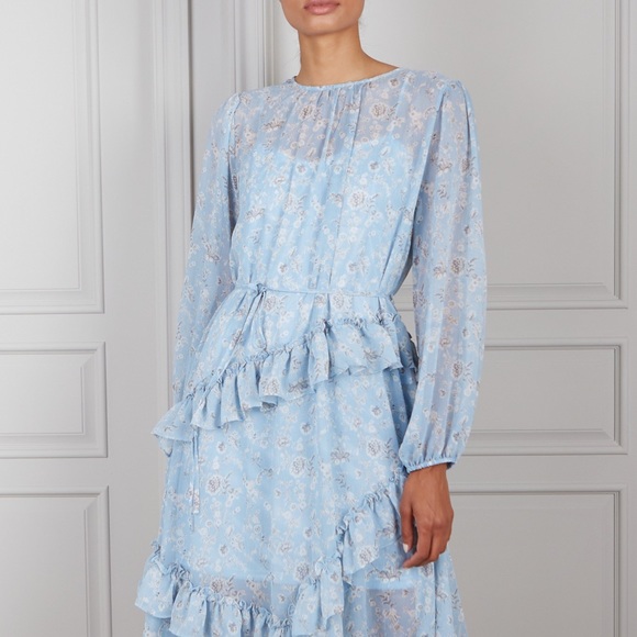 Senlis alexis tiered midi dress - Picture 7 of 12